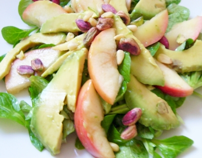 pear and avocado salad